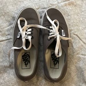 Gray Vans-Great condition like new!